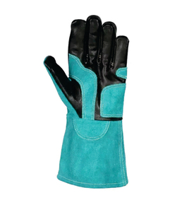 Premium Quality 8mil Durable Soft Lining Heat Resistance Grain Anti-Static Anti-Slip 14 Inch Work Welding Safety <b>Gloves</b> - Product Image 5