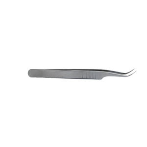 Pince à épiler pour cils DANTRIC IMPLANTS en acier inoxydable de précision, antistatique, à pointe lisse de 10 mm, pour isolation et préhension, outil de beauté - Product Image 2