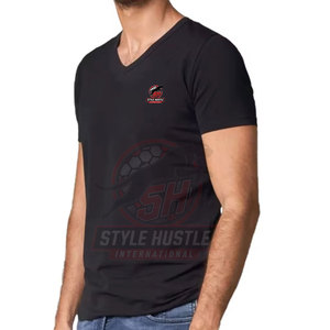 Camisetas de Cuello en V para Hombre, Diseño Nuevo, Ropa Casual, Camisetas de Cuello en V para Hombre, Ropa de Verano, Camisetas de Cuello en V para Hombre al por Mayor - Product Image 4