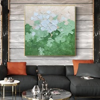 Décoration d'intérieur Peinture à l'huile abstraite moderne de paysage 100% peinte à la main sur toile Art texturé fait à la main par JZ Arts