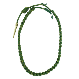 Cordon de taille et d'épaule cérémoniel en fil tressé de haute qualité, écologique, 100% Coton/Nylon, avec anneau métallique - Product Image 4