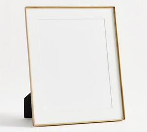 Unique Metal Photo <b>Frame</b> Rose <b>Gold</b> Finish Horizontal Display Stand Included for Home Hotel & Restaurant Decoration Wedding - Product Image 5