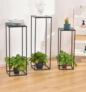 Support élégant pour pot de fleurs en fer avec finition durable pour la maison, le jardin, la terrasse, le balcon, l'intérieur et l'extérieur, support décoratif pour pot de fleurs - Product Image 6