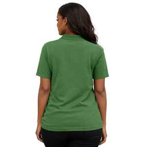 Camiseta Polo Verde Esmeralda de la Hermandad Iota Phi Lambda, Prenda con Letras Griegas, Top Casual de Manga Corta con Cuello para Mujer - Product Image 4
