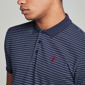 Chemises de golf pour hommes et femmes, grandes tailles, sport, professionnelles, texturées, 100% coton, rayées, formelles, manches courtes, séchage rapide, qualité professionnelle, du S au 8XL - Product Image 5