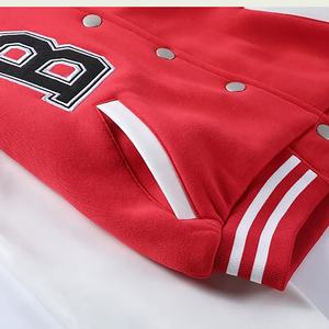 Chaqueta universitaria para mujer, chaqueta de bombardero de béisbol, venta al por mayor, bordado personalizado, Letterman College - Product Image 5