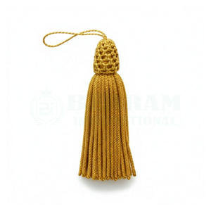 Flecos Decorativos de Seda con Cuentas y Borlas de Hilo Metálico Dorado, Hechos a Mano, de Alta Calidad, Estilo Antiguo, Venta al Por Mayor - Product Image 2