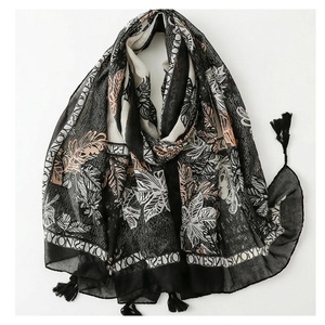 Pañuelo de Chifón con Estampado Floral para Mujer, Largo, Elegante, Multifuncional, Accesorio de Moda para Todas las Temporadas - Product Image 5