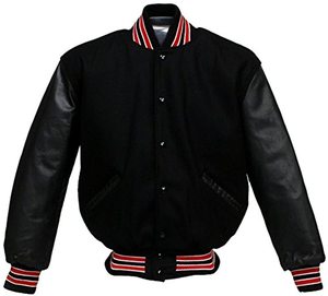 Chaqueta Varsity Lisa Personalizada para Hombre, Chaqueta Letterman Blanca al por Mayor, Diseño de Parches con Logotipo Personalizado, 100% Lana - Product Image 2