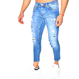 Designer Men's <b>Jeans</b> Pants Men Straight <b>Jeans</b> Stylish Denim <b>Jeans</b> Men Street Wear <b>White</b> Fitting Washed Slim Fit <b>Stretch</b> Pent - Product Image 4