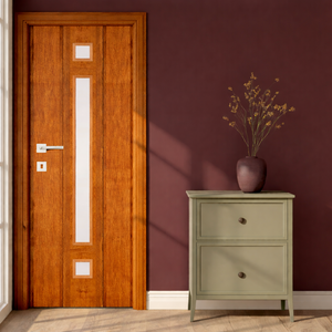 Puerta de PVC Impermeable, Resistente a las Termitas, de Alta Resistencia, Duradera, para Interiores y Exteriores, para Baño, Dormitorio, Cocina - Product Image 1