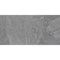 Carrelage mural en céramique effet ardoise gris foncé moderne, antidérapant, pour murs intérieurs de halls et centres commerciaux, vente en gros