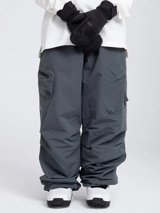 <b>Mens</b> <b>Khaki</b> Snowboard Jacket Oversized Baggy Fit Multi Pocket <b>Cargo</b> Waterproof -Tex Plus Size - Product Image 6
