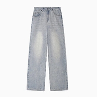 Jean déchiré coupe droite pour homme – Léger, été, automne, hiver – Idéal pour les fêtes et le quotidien – Tendance, coupe ajustée, confortable, respirant, séchage rapide