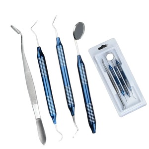 High Temperature Manual Dental Oral <b>Cleaning</b> Kit Scraper Mirror Scaler Set Plaque Remover Stainless Steel Care Dentist <b>Tools</b> - Product Image 2