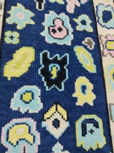 Alfombra Azul Tejida a Mano Estilo Oushak con Diseño Floral |   Alfombra de Lana con Corte en Bucle, Alfombra Decorativa Vintage Hecha a Mano para Sala de Estar y Habitación Infantil - Product Image 5