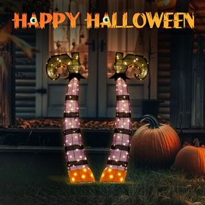 Gambe di Strega 2D da 1,2 m per Decorazioni Halloween da Esterno, Decorazione Premium per un'Atmosfera Spettrale - Product Image 5