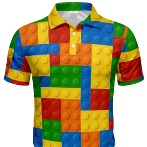 Camiseta Polo Personalizada al por Mayor 100% Poliéster para Hombre, Camisetas Polo de Golf Bordadas Personalizadas, Polo de Poliéster con Tela Ligera - Product Image 1