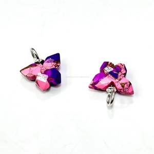 Colgante de Mariposa de Turquesa Rosa Púrpura Mohave AAA, Plata de Ley 925, Tallado a Mano, con Gema de Turquesa Rosa Púrpura - Product Image 1