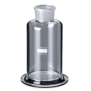 Bouteille de lavage de gaz de laboratoire, récipient en verre scientifique pour l'absorption, le lavage, la purification et les tests chimiques des gaz - Product Image 3