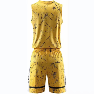 Uniforme de Baloncesto para Niños y Hombres, Personalizado, de Malla Transpirable, Camisetas y Pantalones Cortos con Bolsillos, Conjunto con Diseño Gráfico - Product Image 2