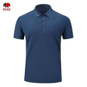 Chemises polo personnalisées Ryan Pro Gear pour hommes, style pull, avec logo personnalisé, design ODM - Product Image 6