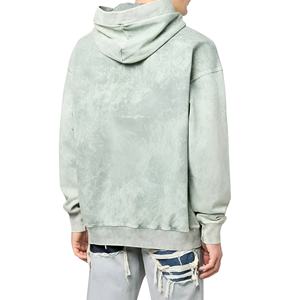 Sweat à capuche oversize délavé pour homme, style streetwear vintage, en molleton, coupe décontractée, mode urbaine, vente en gros OEM - Product Image 6