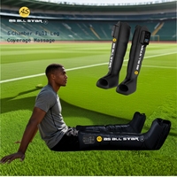 Masseur pour les pieds et les jambes, 5 chambres à air, compression, chaleur et vibrations, bottes de récupération pour les coureurs, marathon, CE AS ALL STAR