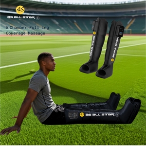 Masseur pour pieds et jambes, bottes de récupération thermique à 5 chambres pour les coureurs de marathon, CE OEM ODM AS ALL STAR - Product Image 1