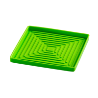 Silicone Sous-verres pour Boissons Imperméable En Gros De Forme Carrée Échantillon Gratuit