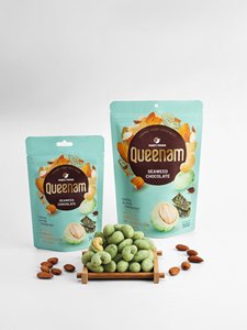 Vente en gros directe du fabricant, snacks, bonbons, OEM/ODM, dragées au chocolat HALAL, chocolat aux algues, amandes et noix de cajou enrobées de chocolat, 150G - Product Image 4