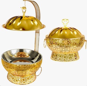 ถาดอุ่นอาหารสแตนเลสพรีเมียมพร้อมฝาปิดสำหรับบุฟเฟ่ต์ ราคาดีที่สุด - Product Image 1