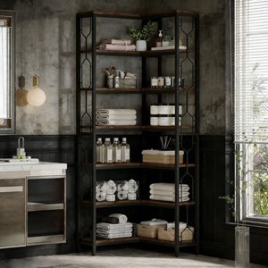 Estantería Esquinera Industrial con Diseño Único - Product Image 4