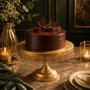 Gold Handmade Round <b>Cake</b> <b>Stand</b> Wedding Dessert Display Vintage Cupcake <b>Stand</b> Party Decoration Centerpiece Wholesale Supplier - Product Image 2