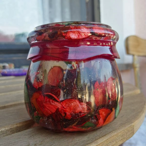 Nuevo Juego de Frascos para Frutos Secos de Resina Ecológica, con Diseño Pintado a Mano, para Decoración del Hogar y Regalos - Product Image 1