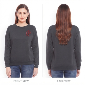 Sudadera para Mujer, Transpirable, Ecológica, Personalizada, a Precio Económico, OEM, 100% Algodón, Cuello Redondo, Lisa, Personalizada por Delante - Product Image 4