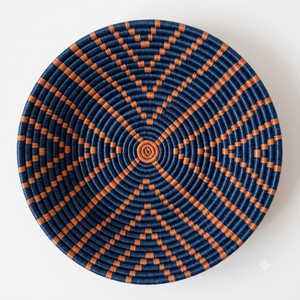 Panier mural en sisal tissé à la main, décoration murale pour salon, décoration murale en fibres naturelles pour la maison - Product Image 1