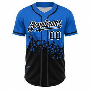 Chemise personnalisée haut de gamme, fabricant professionnel, classique, sur mesure, OEM, tissu résistant, vêtements de sport, coupe confortable, baseball - Product Image 2