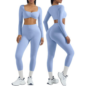 Conjuntos Deportivos Cómodos para Mujer, de Secado Rápido, Conjuntos Atléticos de Alta Calidad para Gimnasio y Fitness, Nueva Llegada - Product Image 3