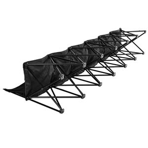 Panchina Pieghevole Portatile a 6 Posti per Calcio con Tasche Multiple, Seduta Leggera da Bordo Campo per Hotel e Palestre - Product Image 4