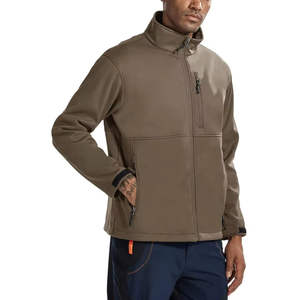 Chaqueta Softshell Deportiva, Ligera, Transpirable, Impermeable, Ecológica, de Manga Larga, para Hombre, con Logotipo Personalizado - Product Image 3