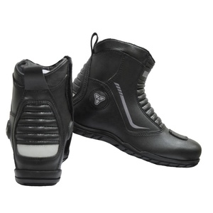 รองเท้าคอมแบตสำหรับผู้ชายหนังแท้สำหรับขี่มอเตอร์ไซด์ - Product Image 4