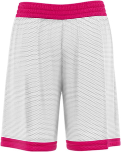 Pantalones Cortos de Baloncesto Personalizados para Hombre, Color Rojo Real y Blanco, Diseño Sólido, Sublimados, 100% Poliéster, Transpirables, de Secado Rápido, con Logotipo Personalizado - Product Image 6