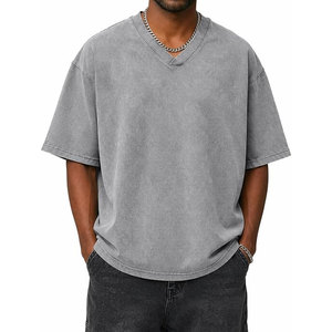 Hot Selling Streetwear 100% Men Acid Wash <b>T</b> <b>Shirt</b> High Quality Custom Oversized Plain Acid Wash <b>T</b> <b>Shirt</b> for Men - Product Image 1