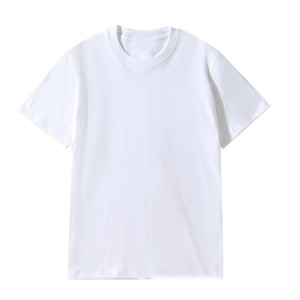 Camiseta de algodón de cuello redondo de 230g para hombre, con diseño de logotipo personalizado OEM bordado e impreso, camiseta publicitaria de manga corta para verano. - Product Image 1