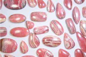 Rodocrosita rosa natural, cabujones sueltos para joyería, piedras preciosas de origen ético, cristales curativos, vibraciones espirituales - Product Image 2