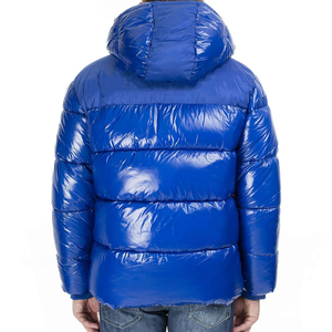 Outdoor Hooded Zipper Waterproof Winter Puffer <b>Jacket</b> OEM Service 2026 Wholesale Custom Stand Front Customizable Casual Unisex - Product Image 3