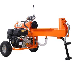 Portable 20 Ton <b>Auto</b> Return Ram <b>System</b> Gear Pump 7HP <b>Engine</b> Horizontal Full Beam Steel Wedge Firewood Splitter Log Stoves - Product Image 6