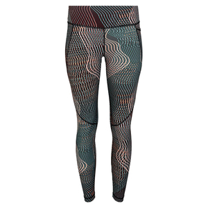 Custom Print Spandex Polyester Four-Way Stretch Women's Workout <b>Pants</b> High Waist Full Length <b>Yoga</b> Leggings <b>With</b> <b>Pockets</b> - Product Image 4