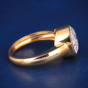 Anillo solitario único con diamante de corte redondo, chapado en oro, plata de ley 925, diamante moissanita, anillo de aspecto premium, anillo de la mejor calidad. - Product Image 2